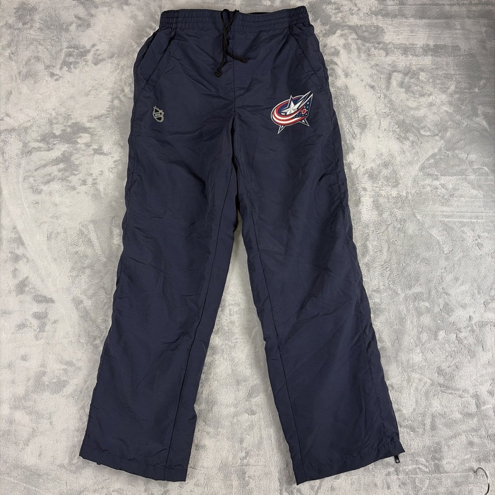 Columbus Blue Jackets Pants Medium Navy NHL Hockey Fanatics Pro Team Issue NWOT